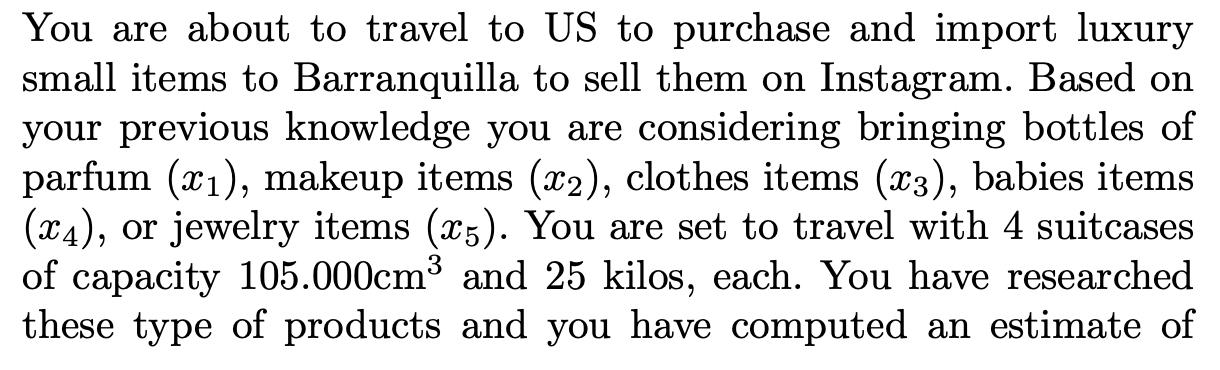 You are about to travel to US to purchase and