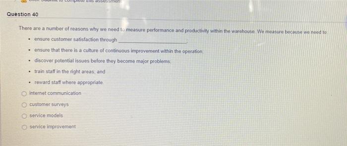 please answer all of them Question 26 1 points