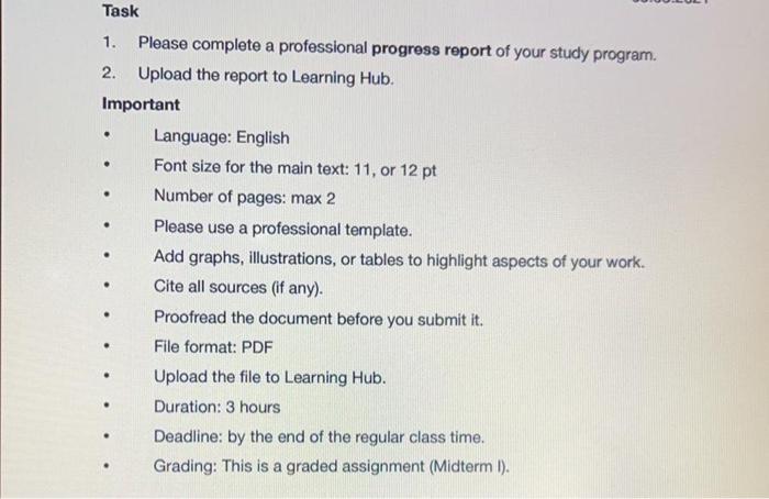 Case Assume that you are a student at an