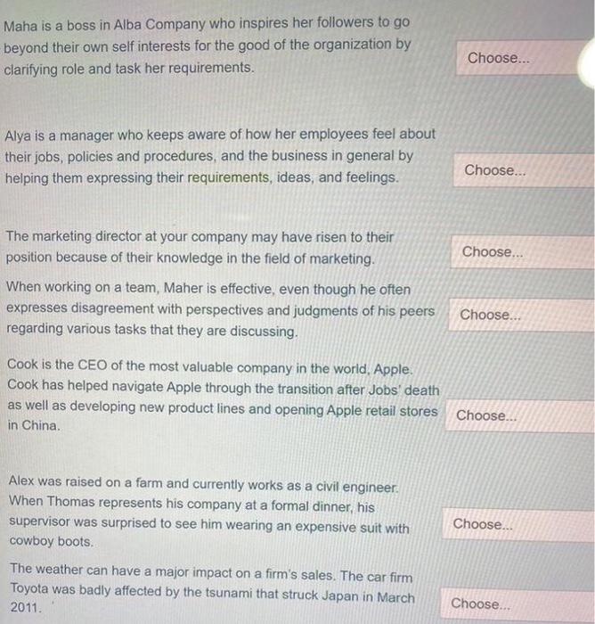 Maha is a boss in Alba Company who inspires her