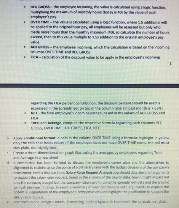 answer part c , d , & e ONLY You have the