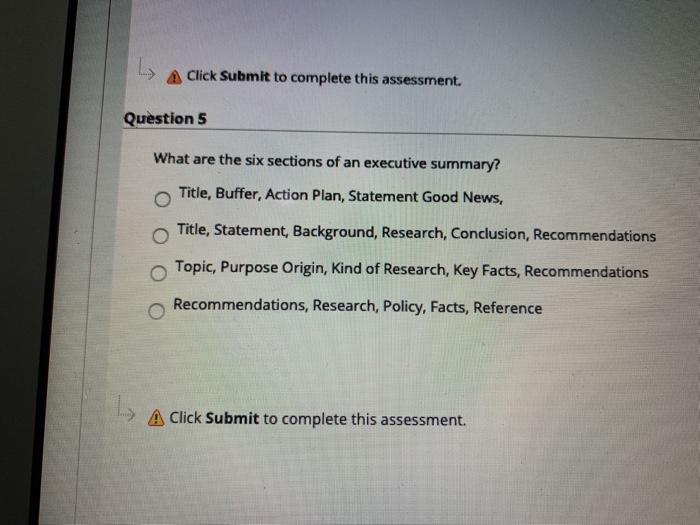 Moving to another question will save this