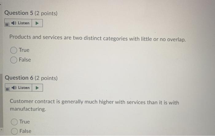 Question 3 (2 points) Listen For statistical