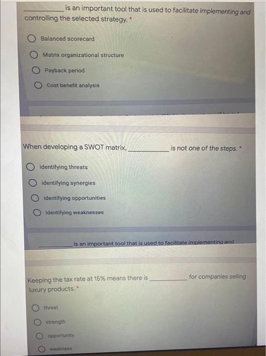 is an important tool that is used to facilitate