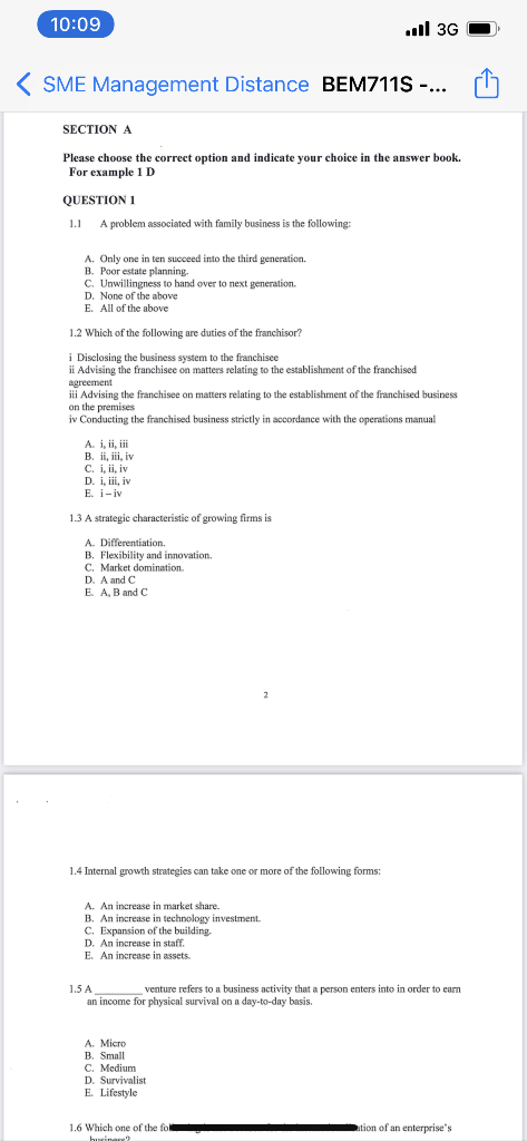 10:09 .. 3G < SME Management Distance BEM7119