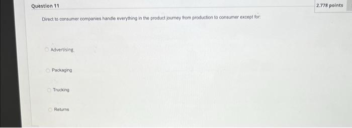 Direct to consumer companies handle everything in