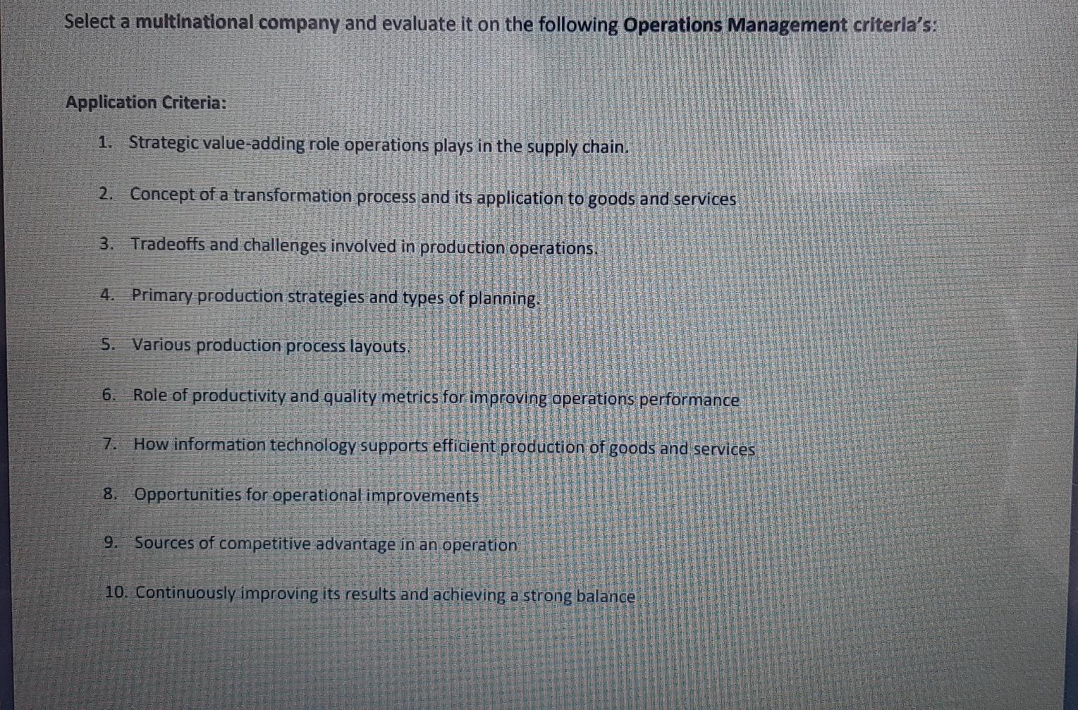 Please choose Apple as a multinational company.