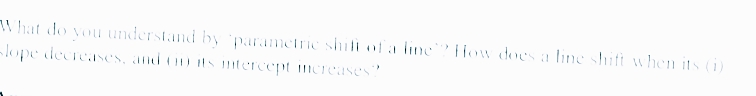 What do you understand by parametric shola