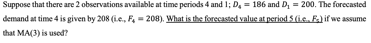 = = Suppose that there are 2 observations