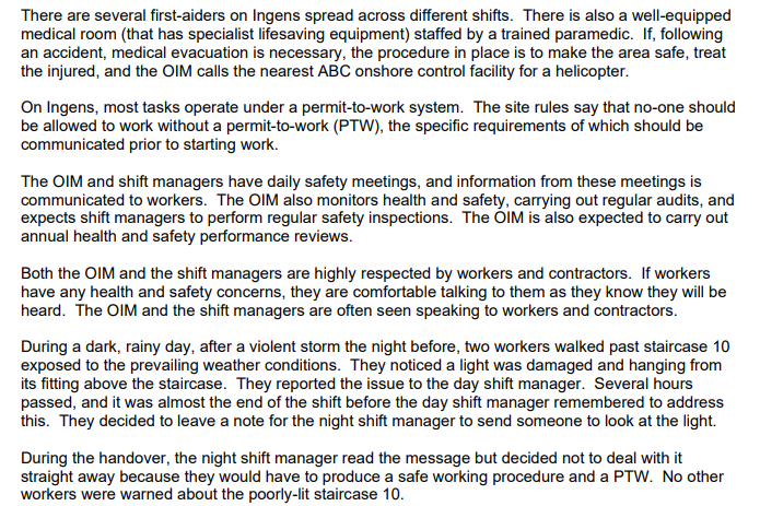 ABC Oil Company is a multi-national organisation