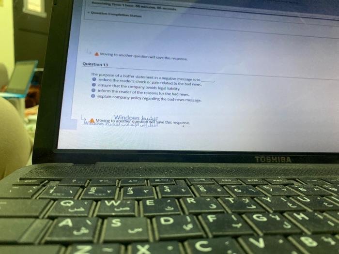 Question 13 The purpose of a buffer statement in