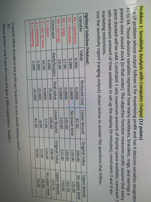 Problem 1: Sensitivity Analysis with Computer