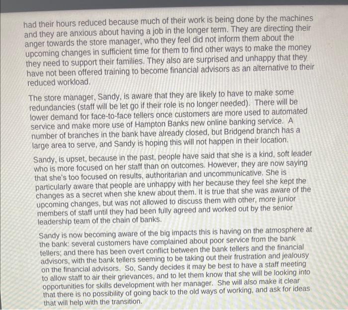 SECTION B Read the case and answer ALL of the
