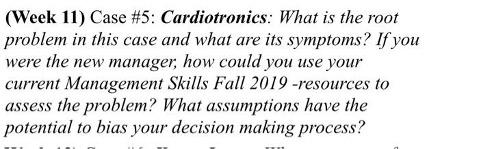 Cardiotronics, Inc. (Case Study) CLASS
