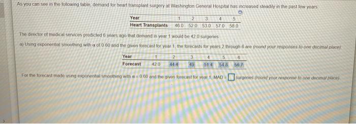 Following are two weekly forecasts made by two