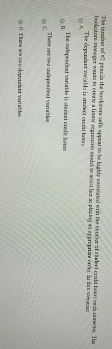 The number of #2 pencils the bookstore sells