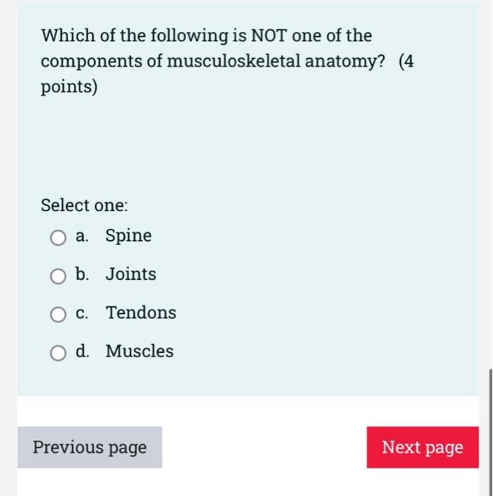 Which of the following is NOT one of the