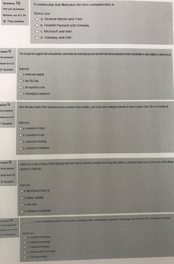 A relationship that illustrates the term