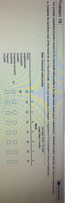 need correct answer for part A its only two row