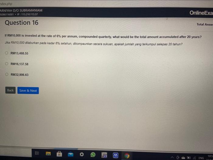 ndex.php ARNIYAH D/O SUBRAMANIAM 5086116001 -