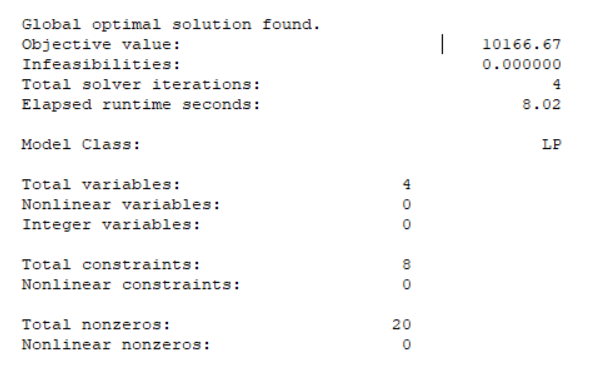 How to analyze these computer outputs to answer