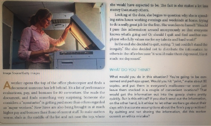 please answer What do you think portion she would