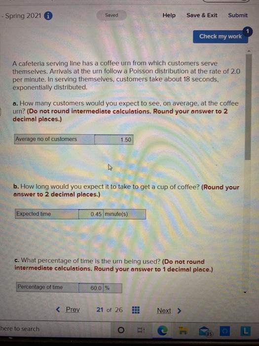 -Spring 2021 Saved Help Save & Exit Submit Check