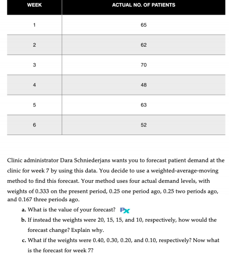 Please show work or any excel formulas used for