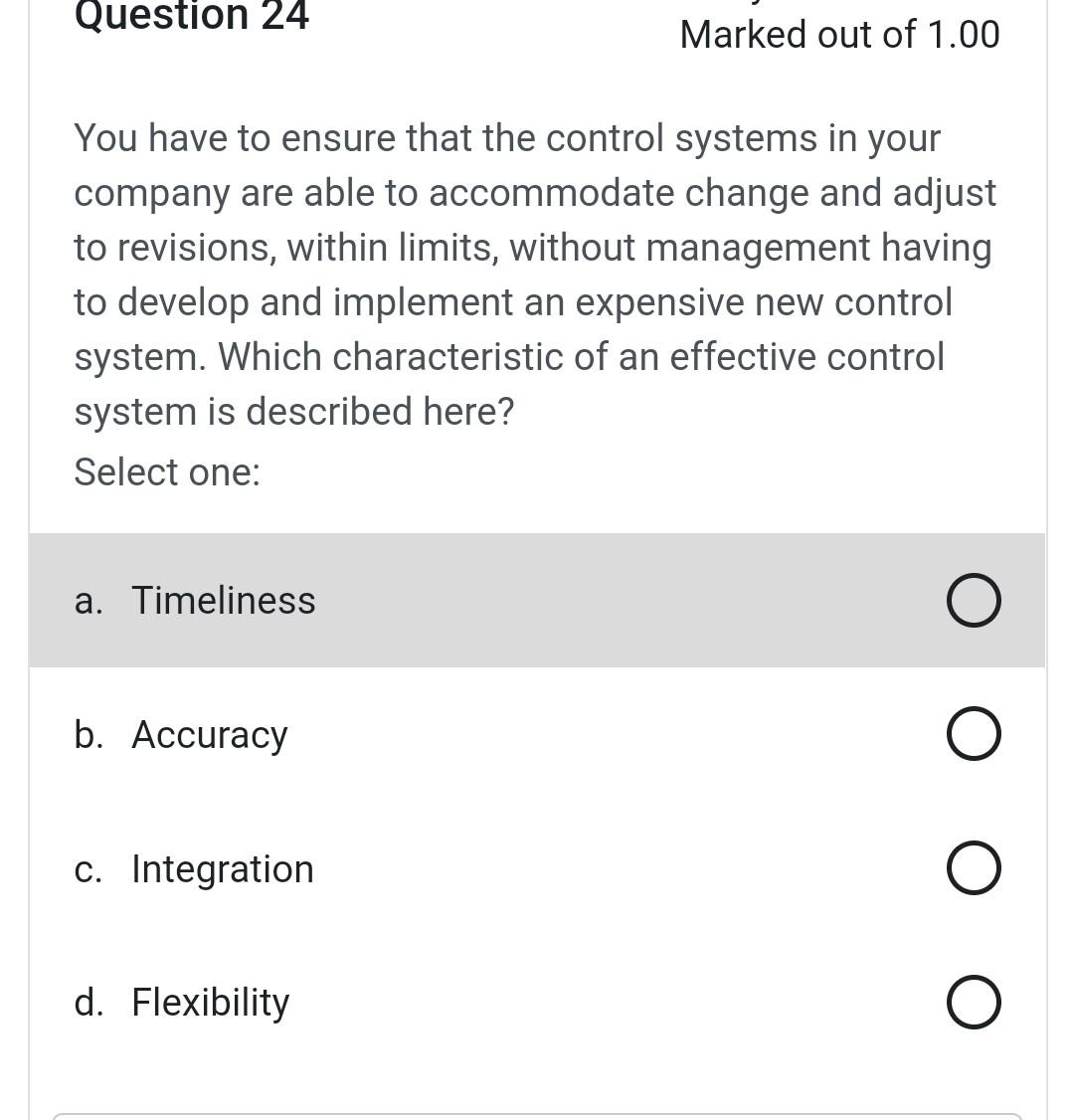 Which inventory control system estimates the