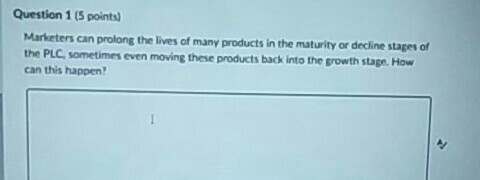 plz do fst Question 1 (5 points) Marketers can