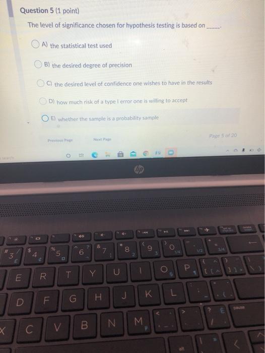 Question 1 (1 point) Data collected by interview