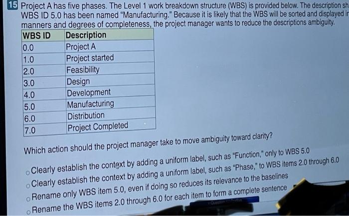 What is another term for the project