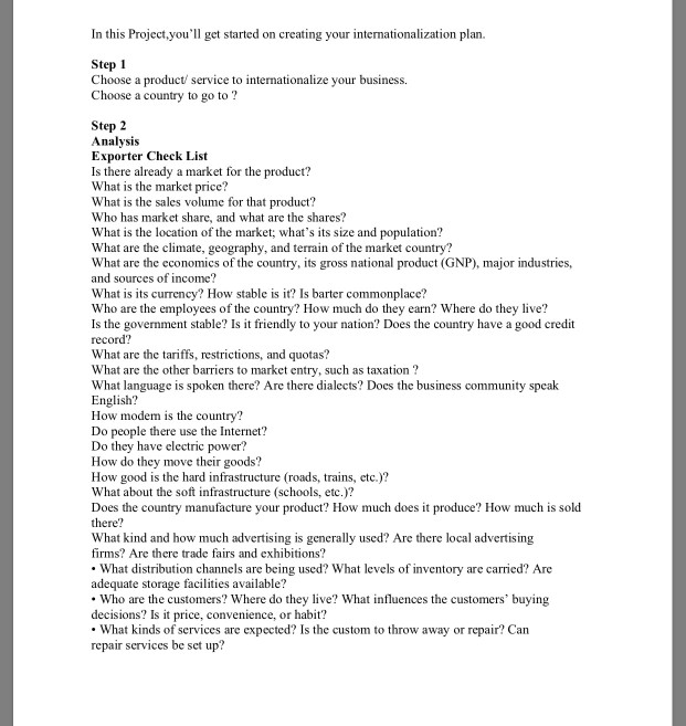 In this Project you'll get started on creating