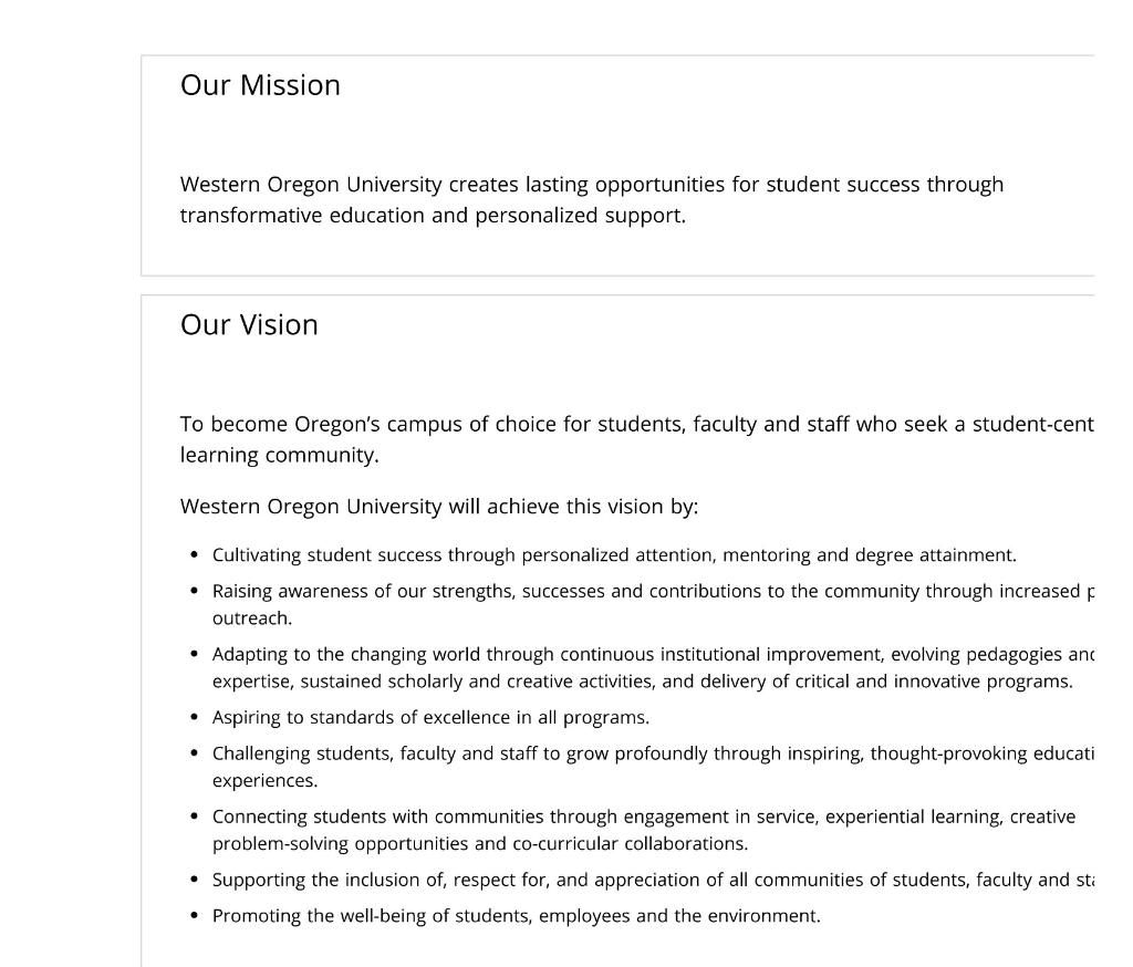 You are the new chief architect for WOU. You will