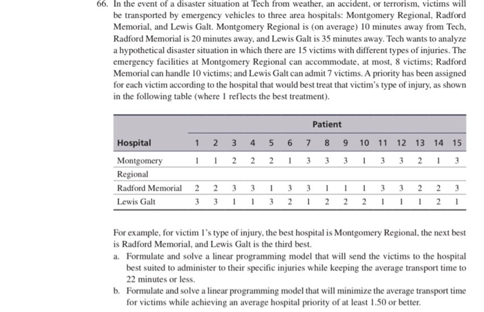 66. In the event of a disaster situation at Tech