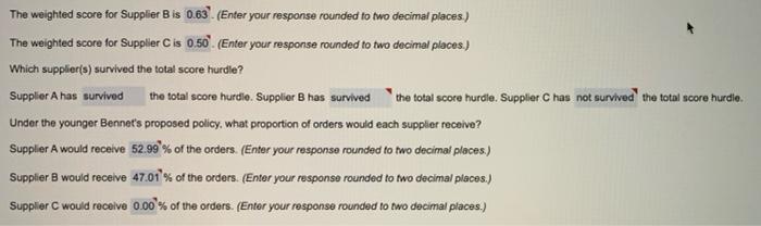 The Bennet Company purchases one of its essential