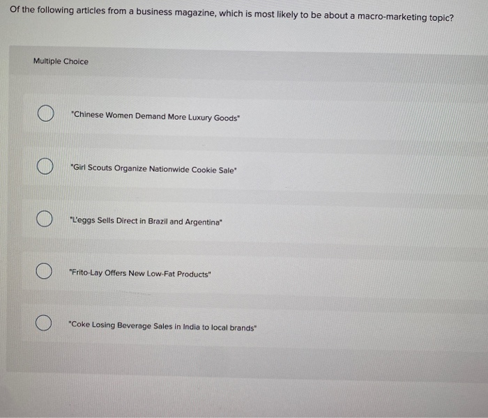 Which of the following pieces of information