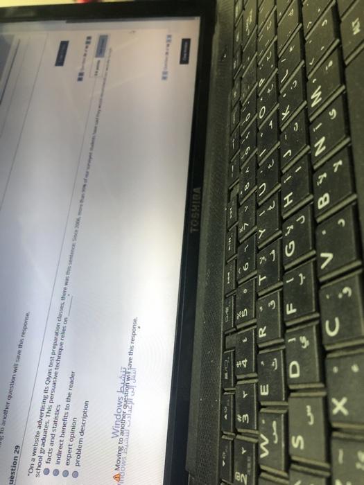 uestion 29 to another question will save this