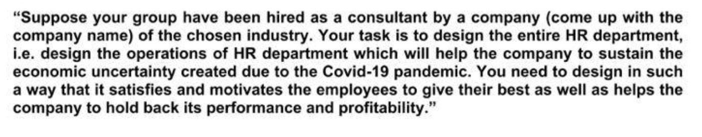 HRM (Human resource and management) Term Paper On