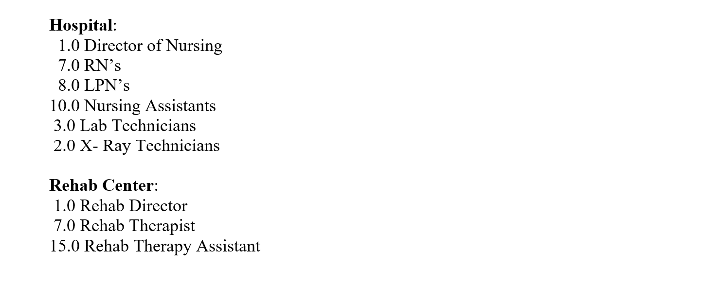 Prepare the guidelines for a job analysis that