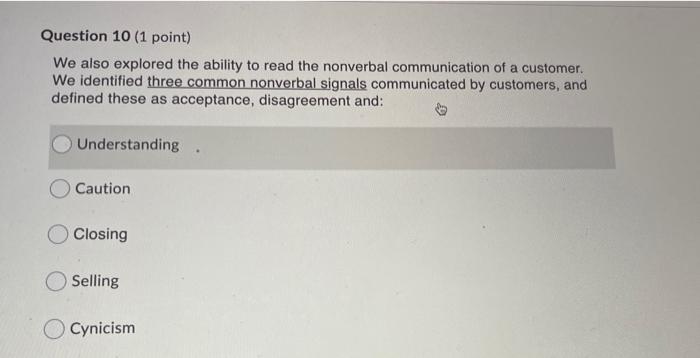 Question 8 (1 point) What is the term for a type