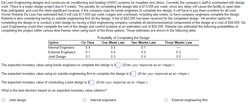 De Leon Engineering designs and constructs air