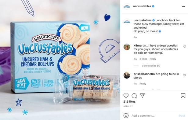 See the below example of a social media post.