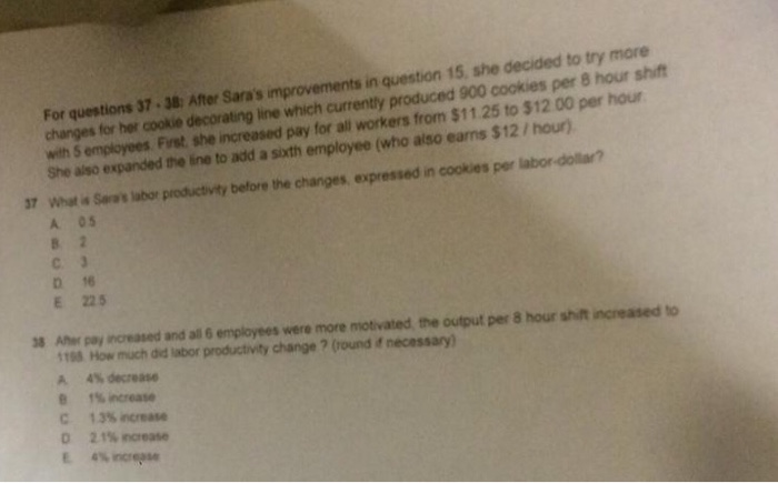the rest of question 22 tgese all the information