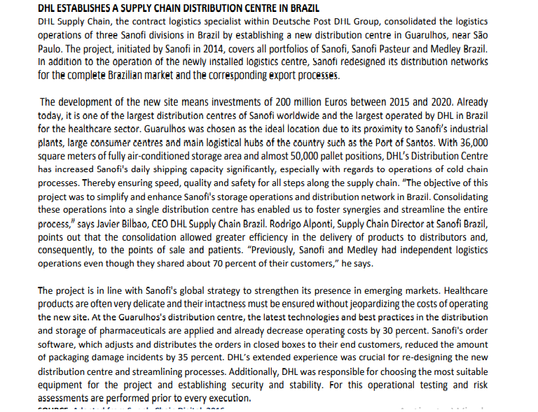 SOURCE: Adapted from Supply Chain Digital, 2016
