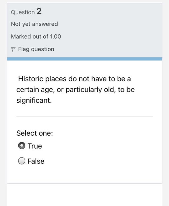 Question 2 Not yet answered Marked out of 1.00 P