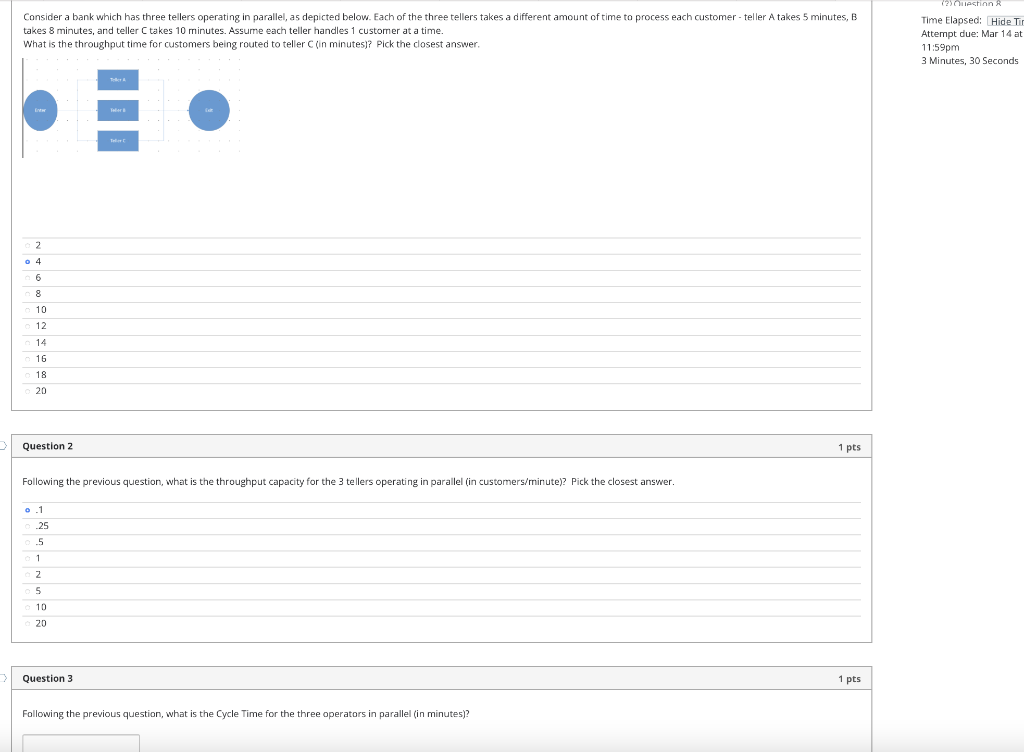 Please answer question 3 Consider a bank which