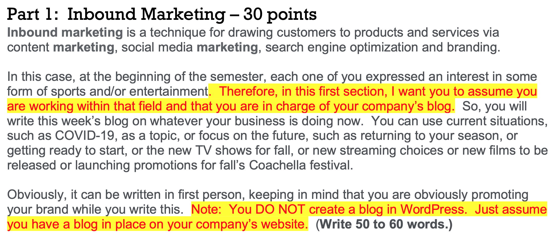 Sports marketing Part 1: Inbound Marketing - 30