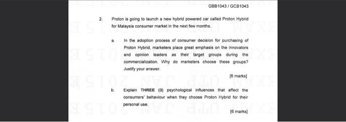 FULL ANSWER PLEASE 2. Proicn is going to launch a