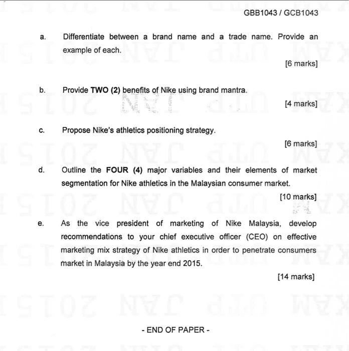 1. Read the article below and answer the